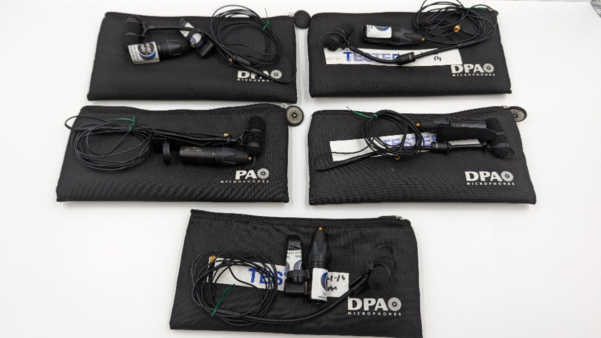 (5) DPA D:Vote 4099 Instrument Condenser Microphones with (5) DAD6001 Adapters - Image 2 of 3