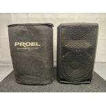 (2) Proel Flash 12A Speakers