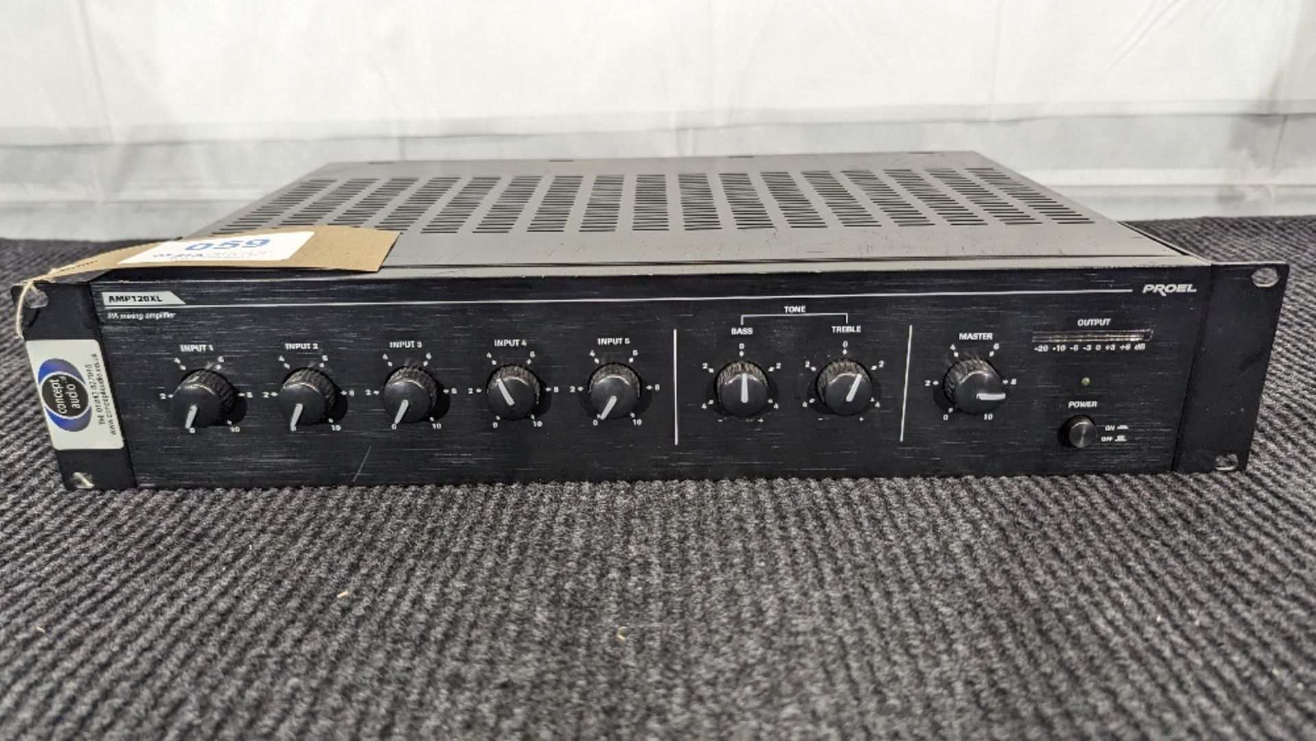 Proel Amp 120XL PA Mixing Amplifier - Image 2 of 4