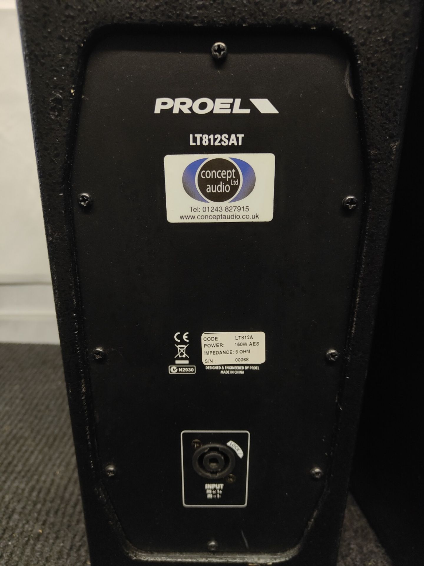 (2) Proel LT812SAT Speakers - Image 4 of 5