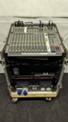 Audio Rack Mixing Desk Console - To Include: Proel, Denon, Sennheiser, MC2 & EMO Systems Equipment