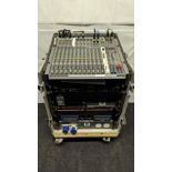 Audio Rack Mixing Desk Console - To Include: Proel, Denon, Sennheiser, MC2 & EMO Systems Equipment