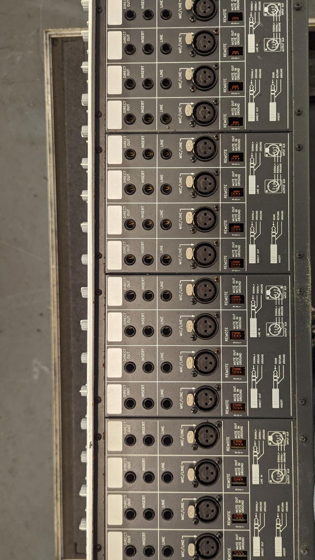 DDA CS3 Mixing Desk Console & (2) DDA PSU350 Power Supply's - Image 3 of 9