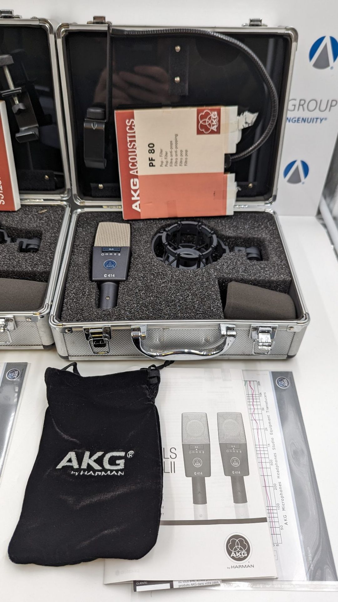 (2) AKG C414 XLS Microphone Kits - Image 4 of 7