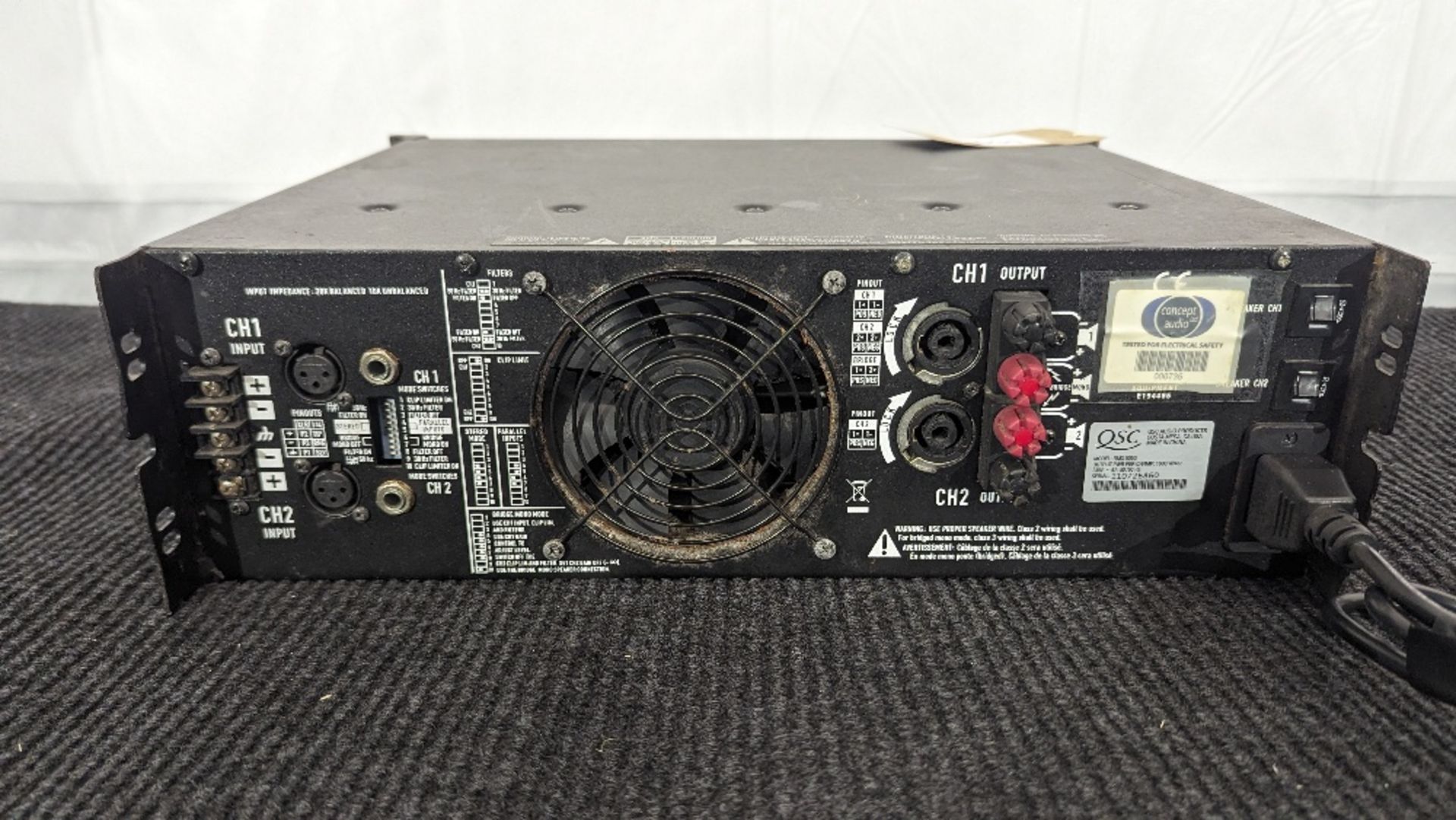 QSC Audio RMX5050 Dual-monaural Supply Power Amplifier - Image 3 of 4