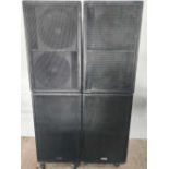 (2) Eastern Acoustic Works KF-850-J Speakers & (2) Eastern Acoustic Works SB-850 Subwoofers