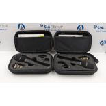 (2) DPA D:Facto 4018V P48 Microphones with (1) SE2-ew Wireless Adapter & (1) SE1 Wireless Adapter