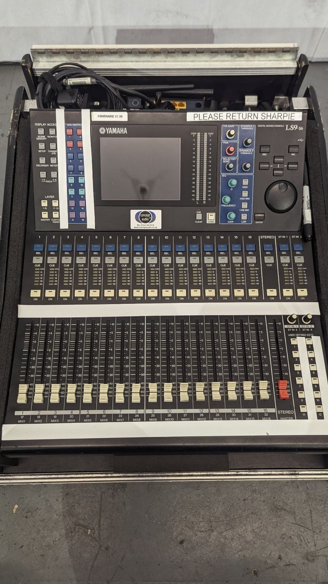 Yamaha LS9-16 Digital Mixing Desk Console - Image 2 of 7