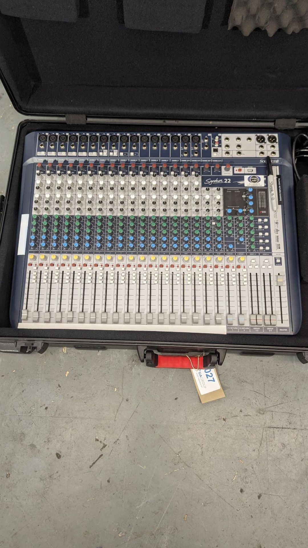 Soundcraft Signature 22 Analogue Mixing Desk Console - Image 2 of 4