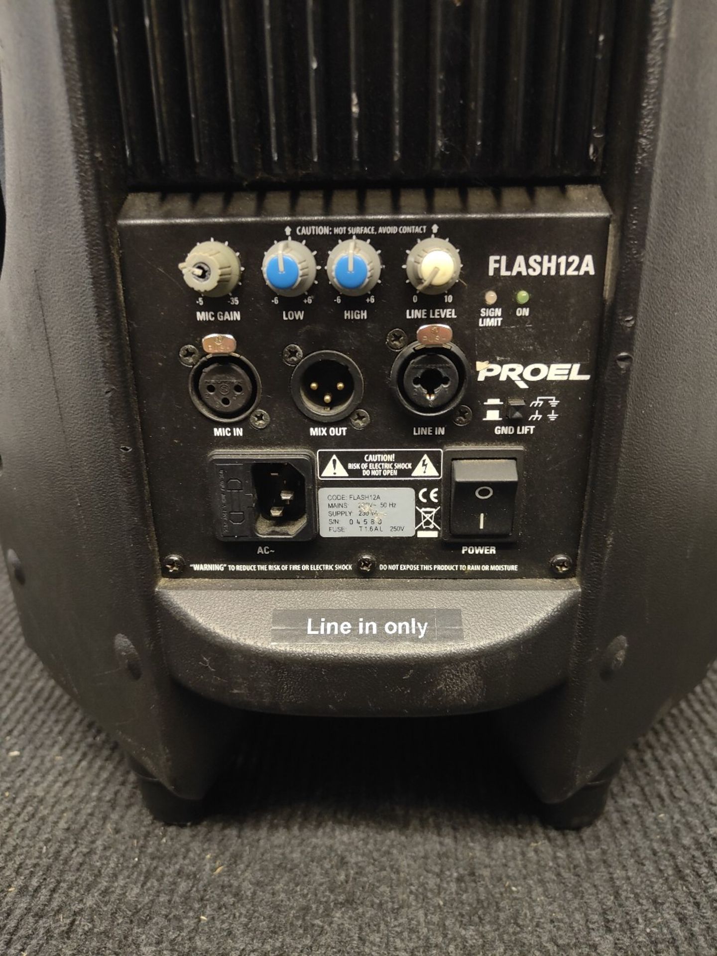 (2) Proel Flash 12A Speakers - Image 4 of 5
