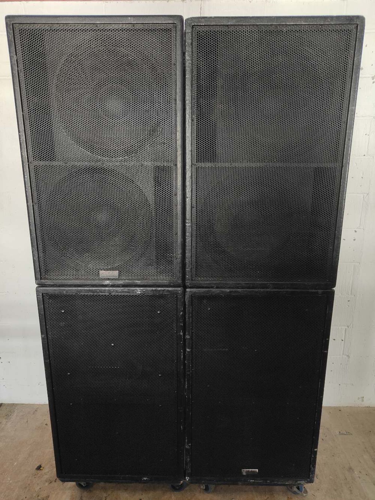 (2) Eastern Acoustic Works KF-850-J Speakers & (2) Eastern Acoustic Works SB-850 Subwoofers