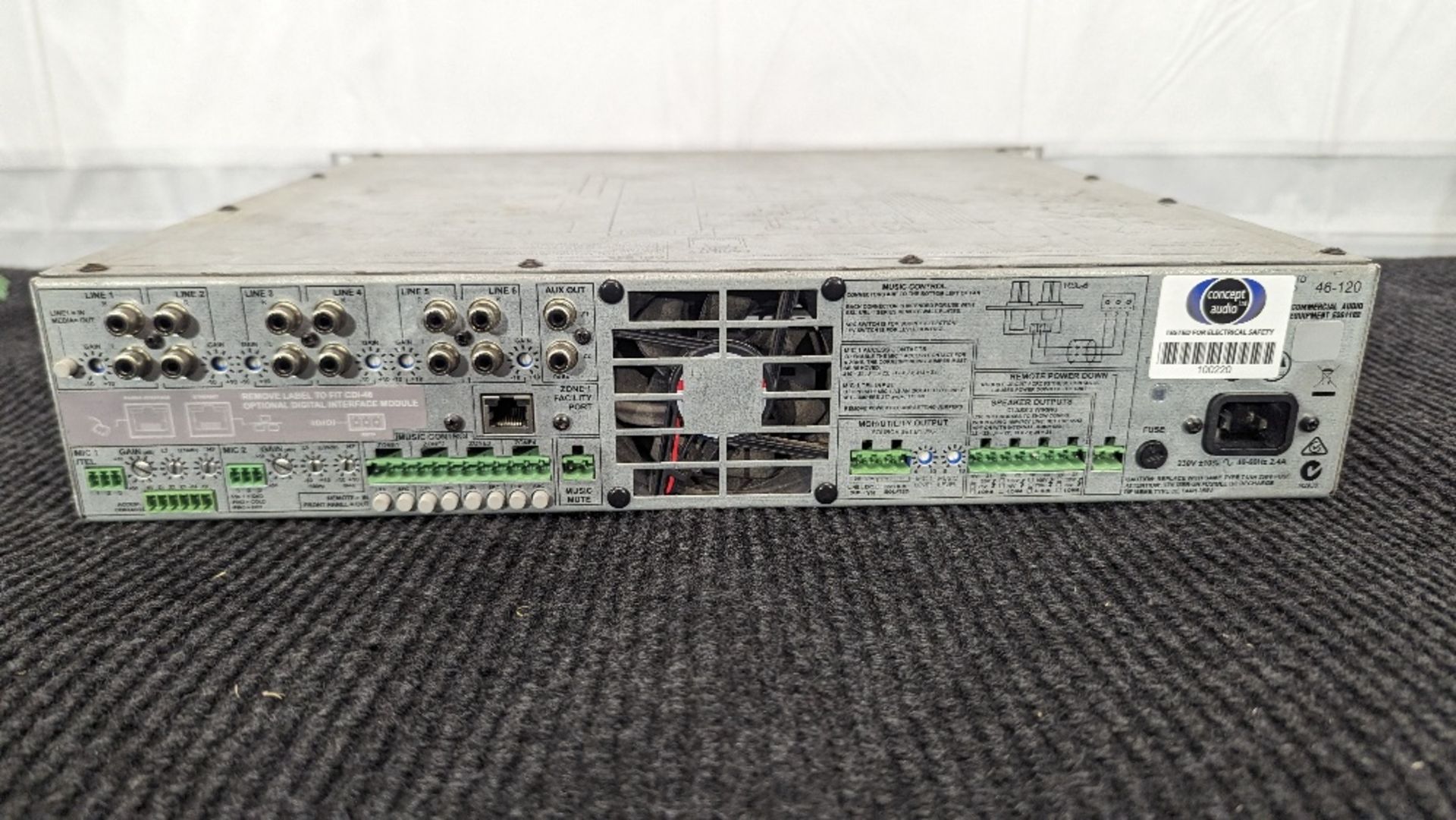 Cloud 46-120 Media 4-Zone 120W Integrated Mixer Amplifier - Image 4 of 4