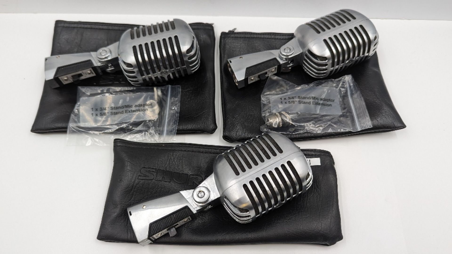 (3) Shure 55SH Series ii Vocal Microphones - Image 2 of 4