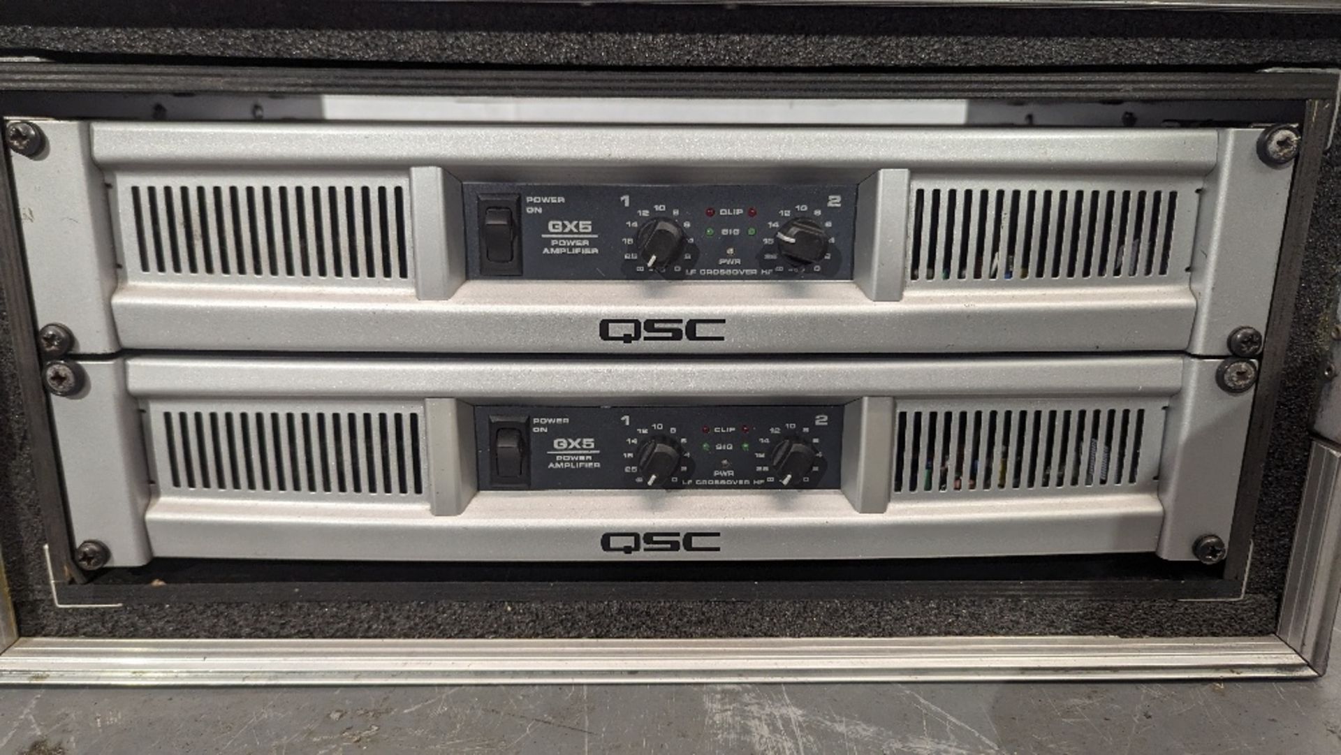 (2) QSC GX5 Power Amplifiers - Image 2 of 5