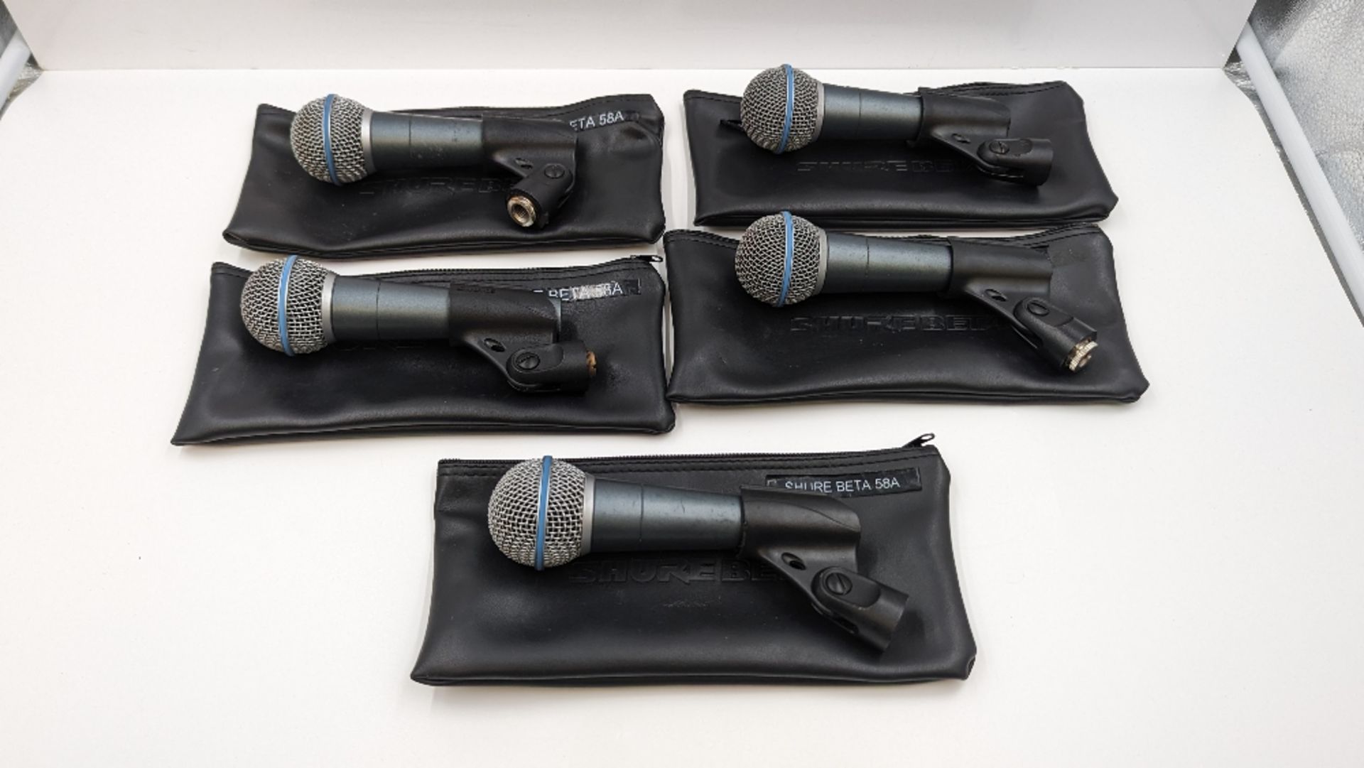 (5) Shure Beta 58A Dynamic Vocal Microphones - Image 3 of 3