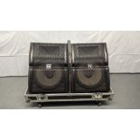 (2) Electro-Voice TX1152FM Floor Monitor Speakers