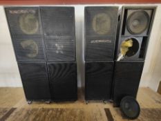 (4) Eastern Acoustic Works KF-850-J Speakers & (4) Eastern Acoustic Works SB-850 Subs -Faulty Items