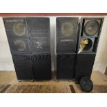 (4) Eastern Acoustic Works KF-850-J Speakers & (4) Eastern Acoustic Works SB-850 Subs -Faulty Items