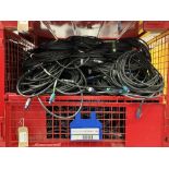 Large Quantity of 20m NL4-4 Core Speaker Cable with Steel Fabricated Stillage