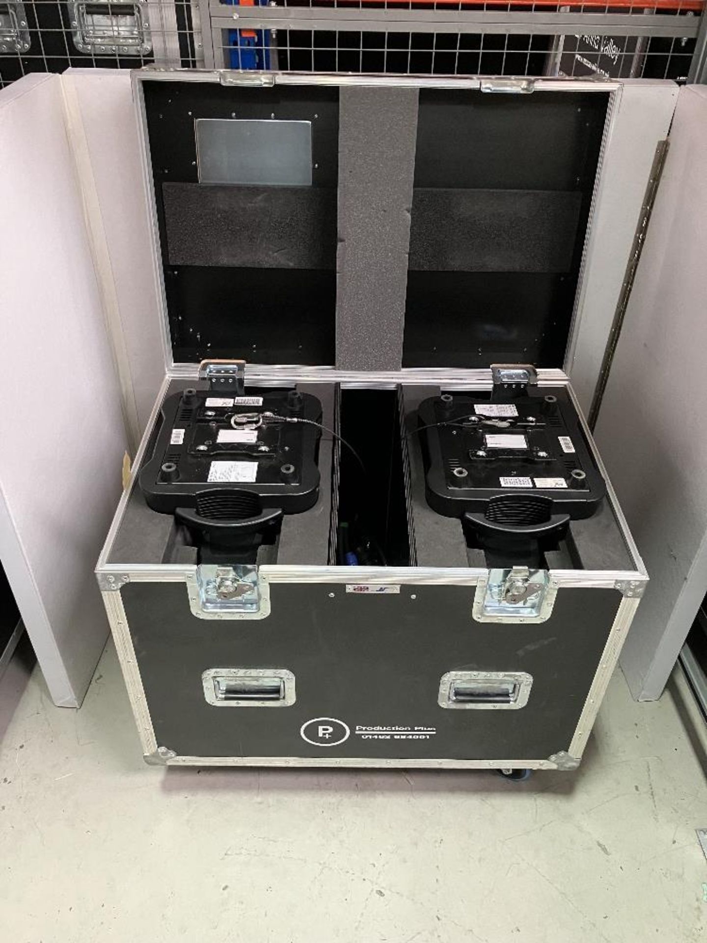 (2) Infinity IM-2515 LED Matrix Moving Lights with Heavy Duty Mobile Flight Case to Include - Image 6 of 7
