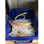 Quantity Of various Sized Optical Cables With Plastic Lin Bin