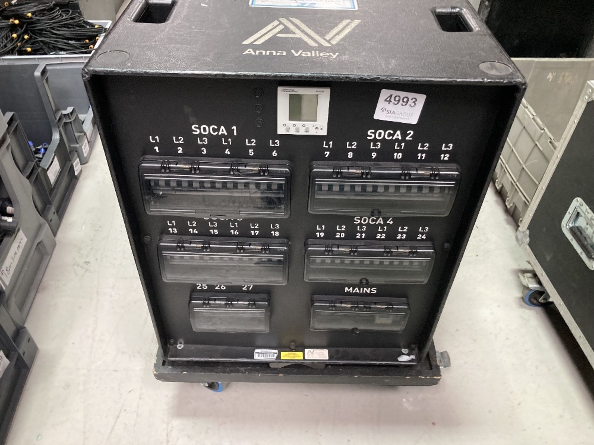 125amp Power Distribution Unit With Mobile Mountable Trolley