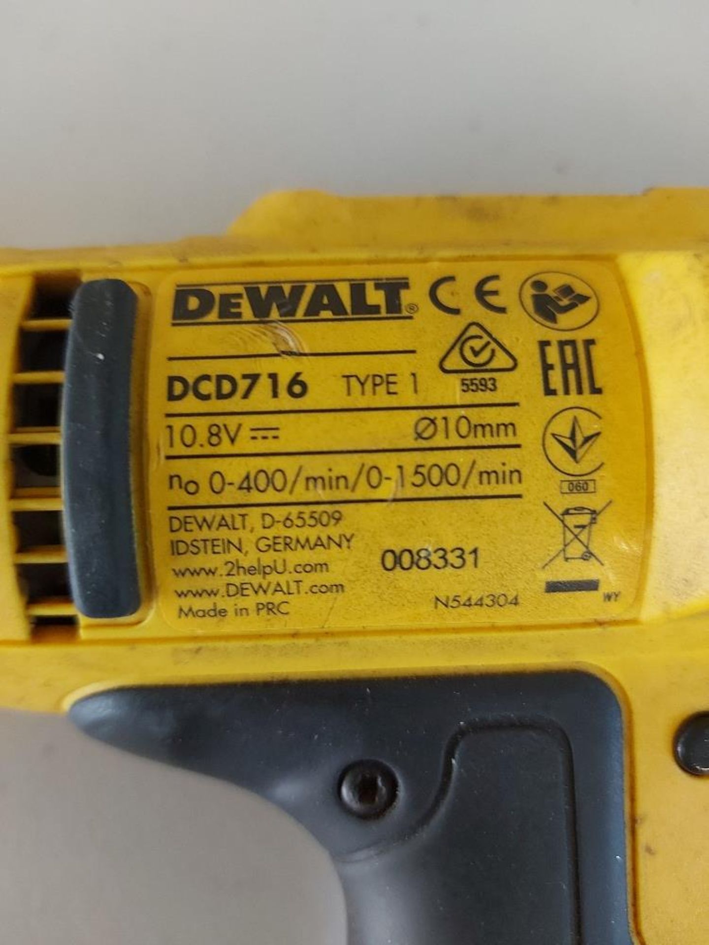 (3) DeWalt Drills and Charger - Image 3 of 7