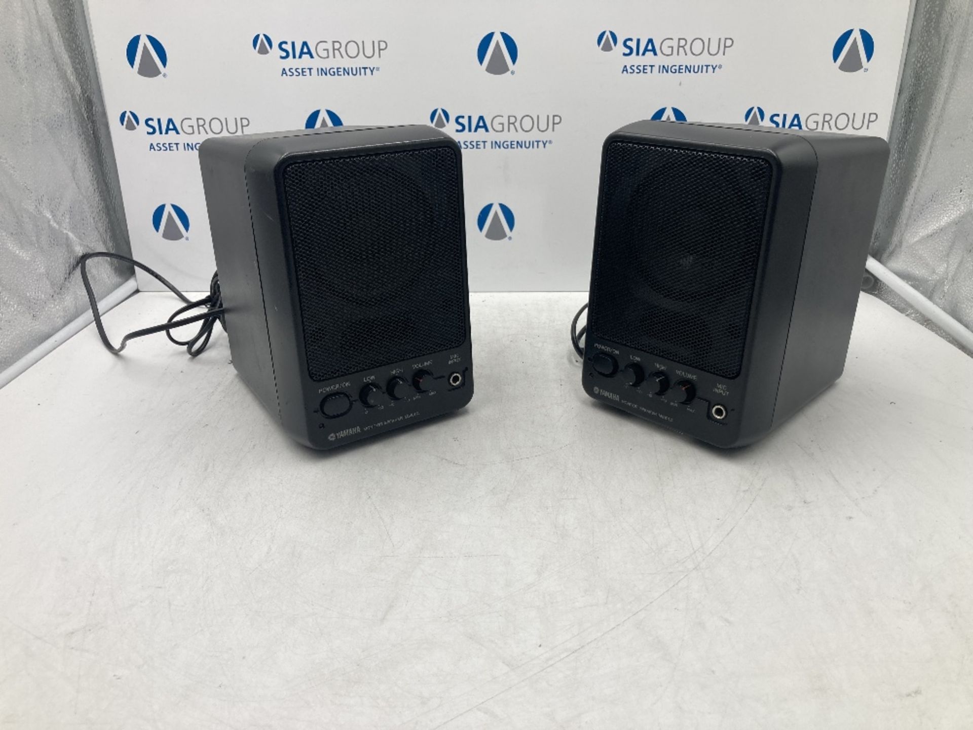 (2) Yamaha MS101 III Monitor Speaker & Padded Carry Case