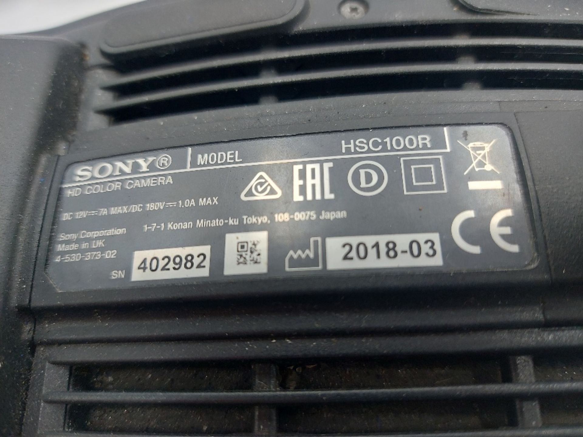 Sony HSC-100R Camera Kit - Image 5 of 10
