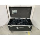 Yamaha CAT 5 Multicore 75mtrs, Power Cable & Heavy Duty Mobile Flight Case