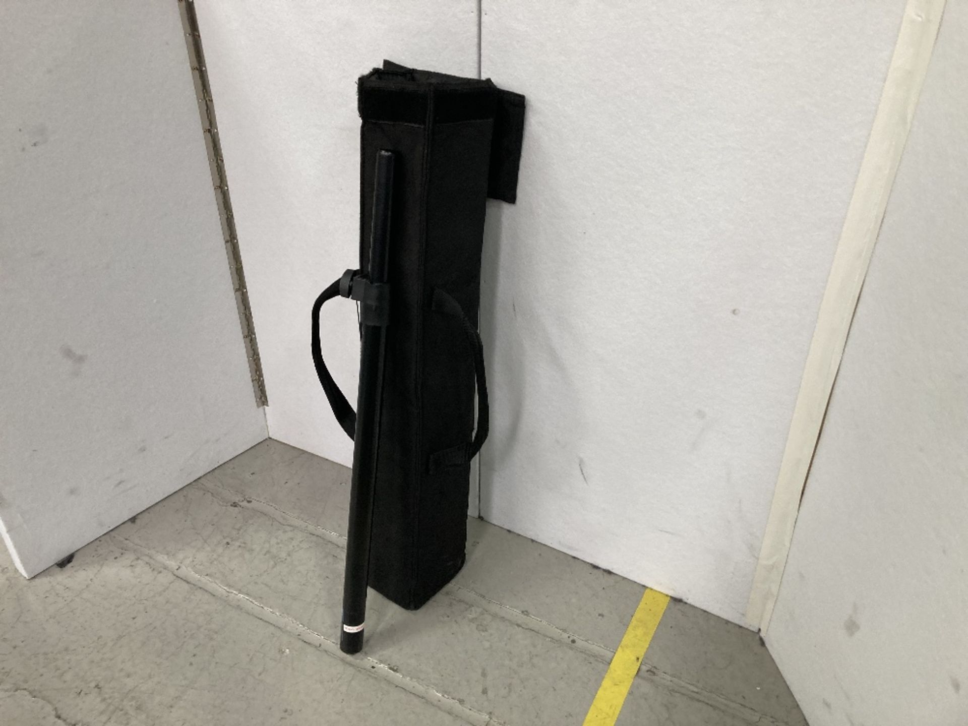 (6) Black Speaker Stands with Padded Bag - Image 3 of 4