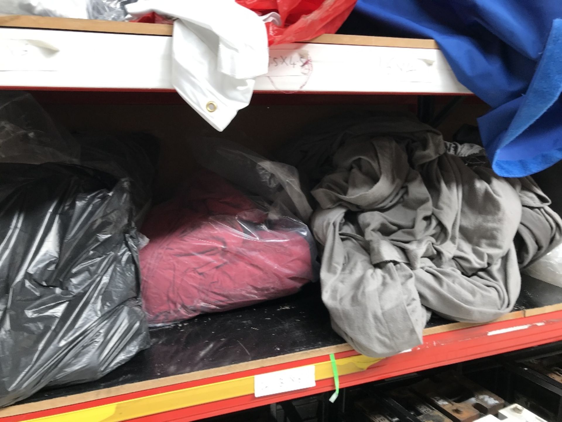 Contents of Racking to Include Large Quantity of Drapes & Accessories - Image 9 of 13