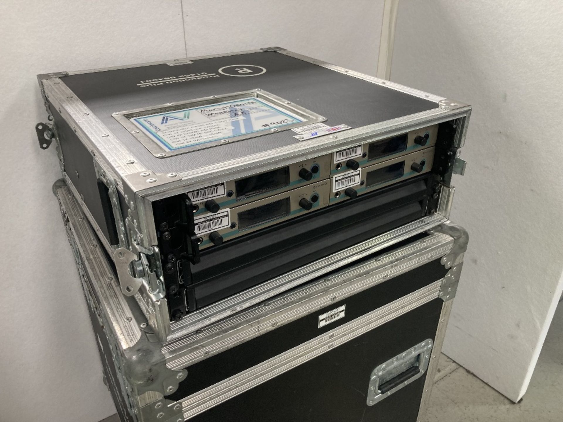 Sennheiser In-Ear Monitoring System & Heavy Duty Flight Case Rack - Image 2 of 10