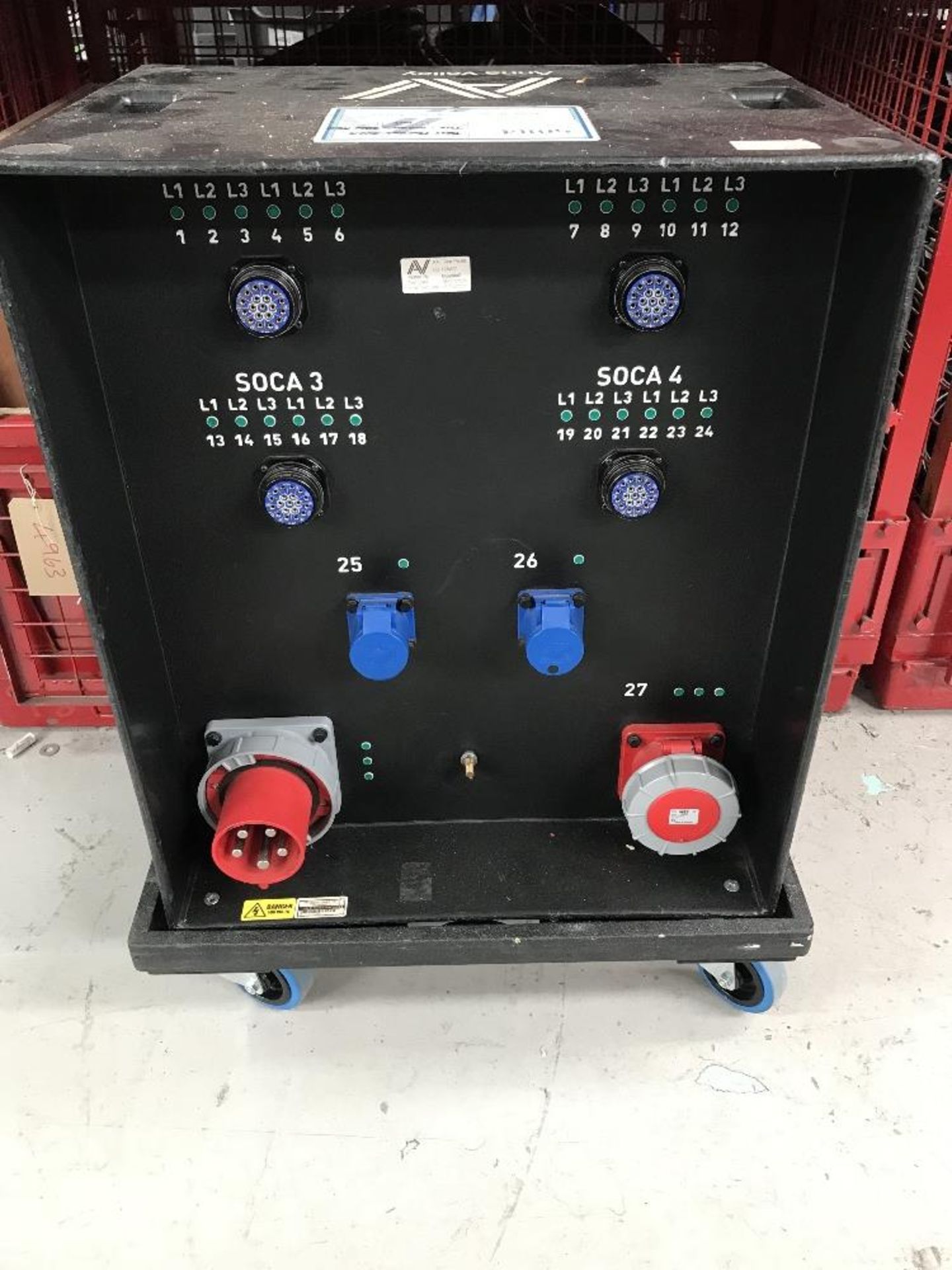 125amp Power Distribution Unit With Mountable Trolley - Image 2 of 2