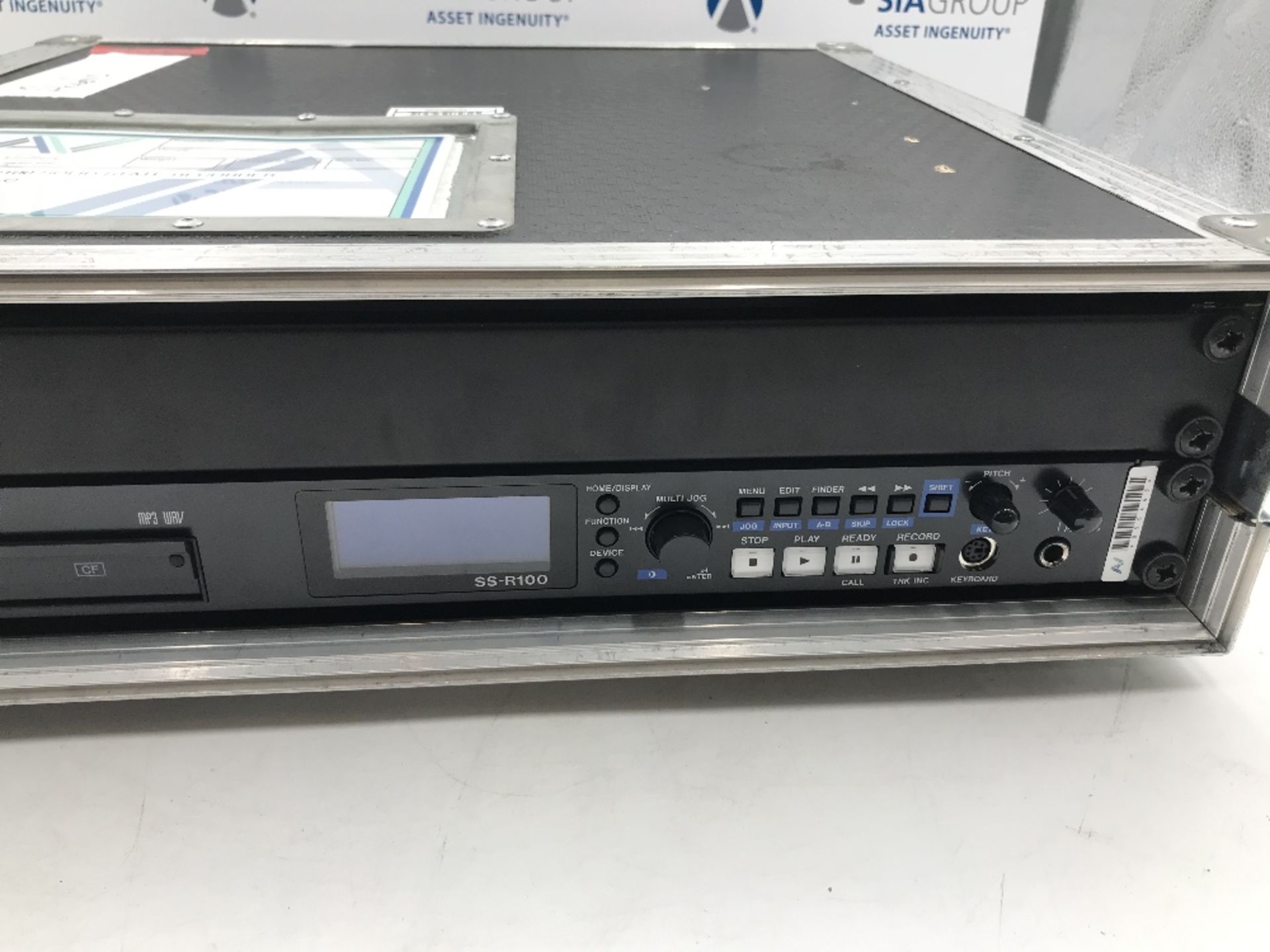 Tascam SS-R100 Digital Audio System Mounted in Heavy Duty Flight Case - Image 3 of 5