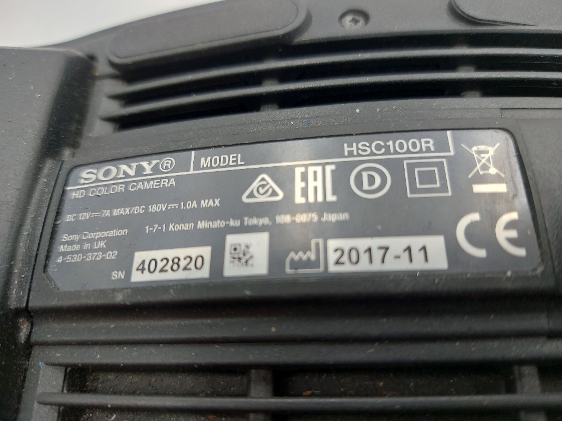 Sony HSC-100R Camera Kit - Image 5 of 9