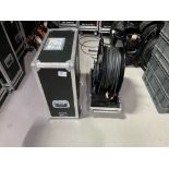 70m 12-way Fibre Cable Reel With Heavy Duty Mobile Flight Case