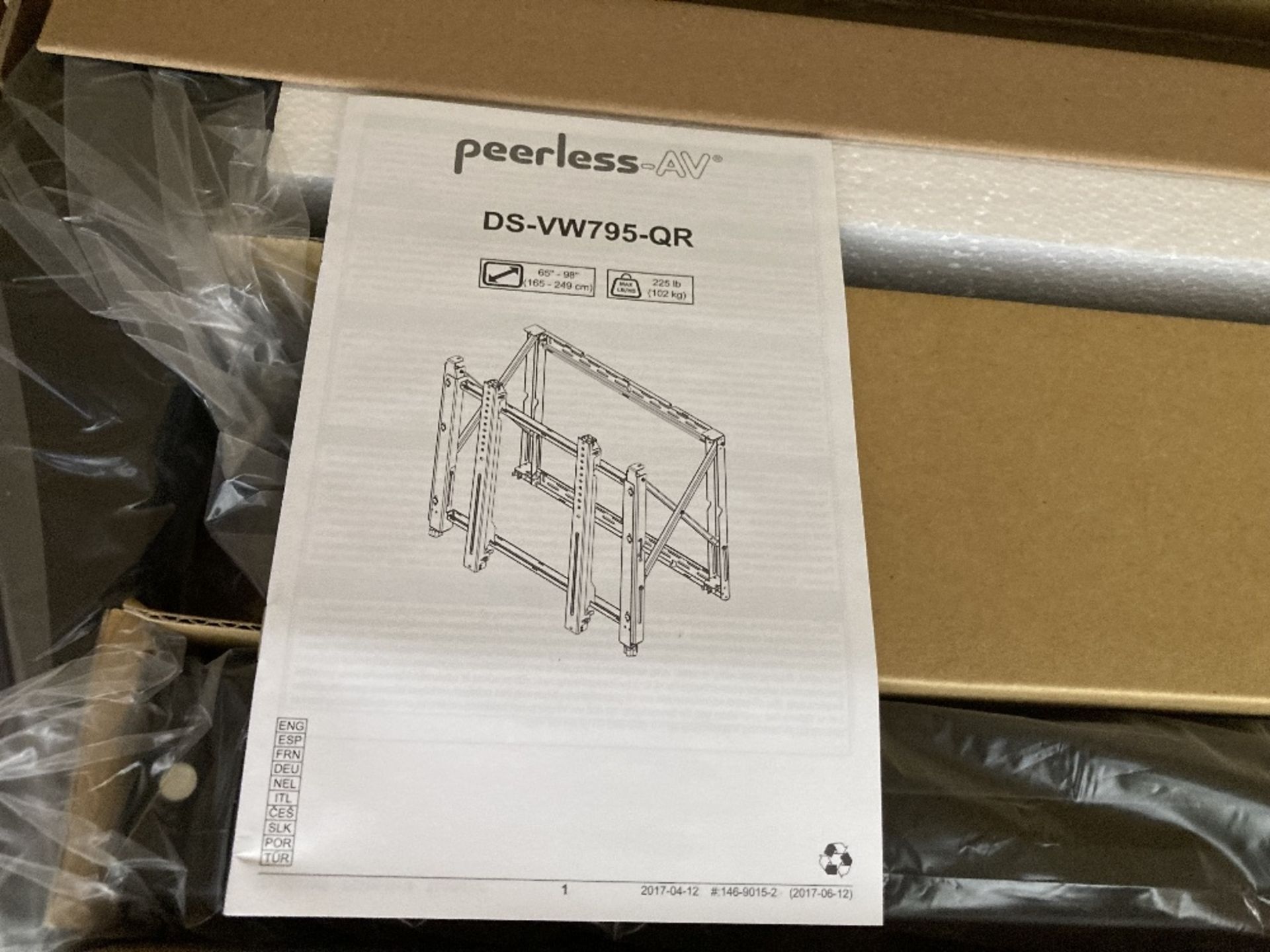 Quantity of New Peerless AV Wall Mounts To Include - Image 9 of 9