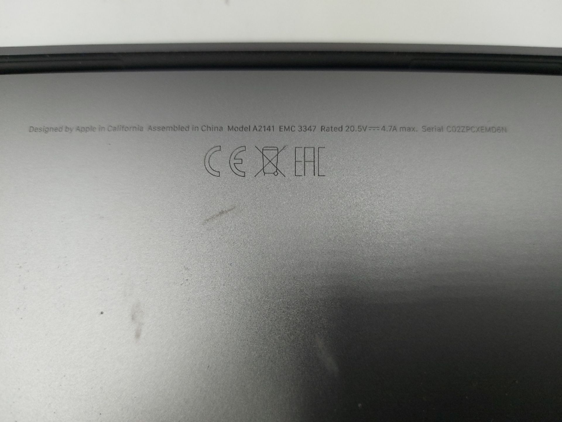 Apple 16'' MacBook A2141 Pro Retina Touchbar with Peli Case - Image 7 of 10