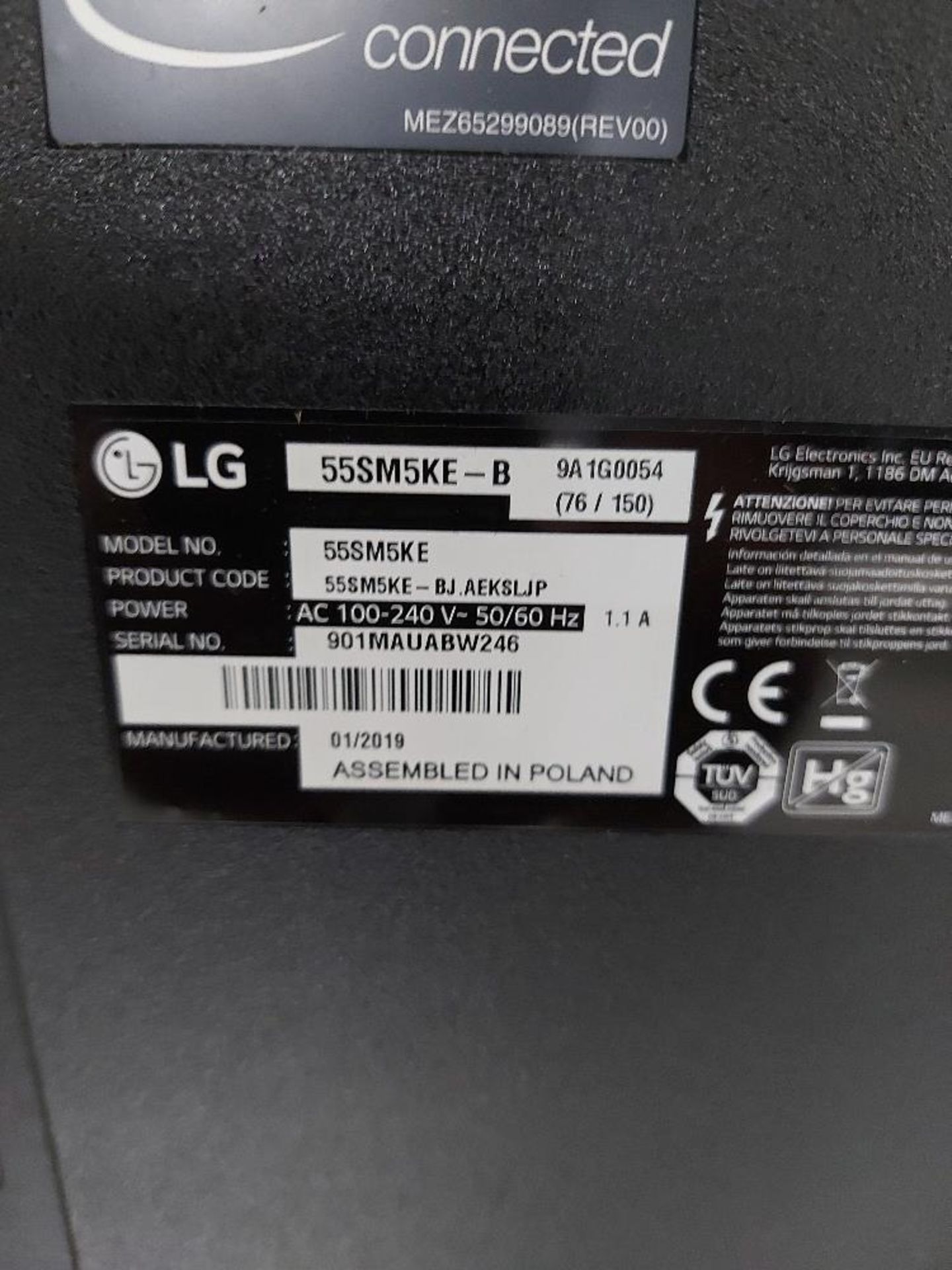 LG 55SM5KE-B & LG 55SM5KC-B 55'' Displays - Image 3 of 6