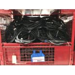 Large Quantity of 10m NL4-4 Core Speaker Cable with Steel Fabricated Stillage