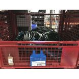 Large Quantity of 20m 32amo 1ph Cable M-F with Steel Fabricated Stillage