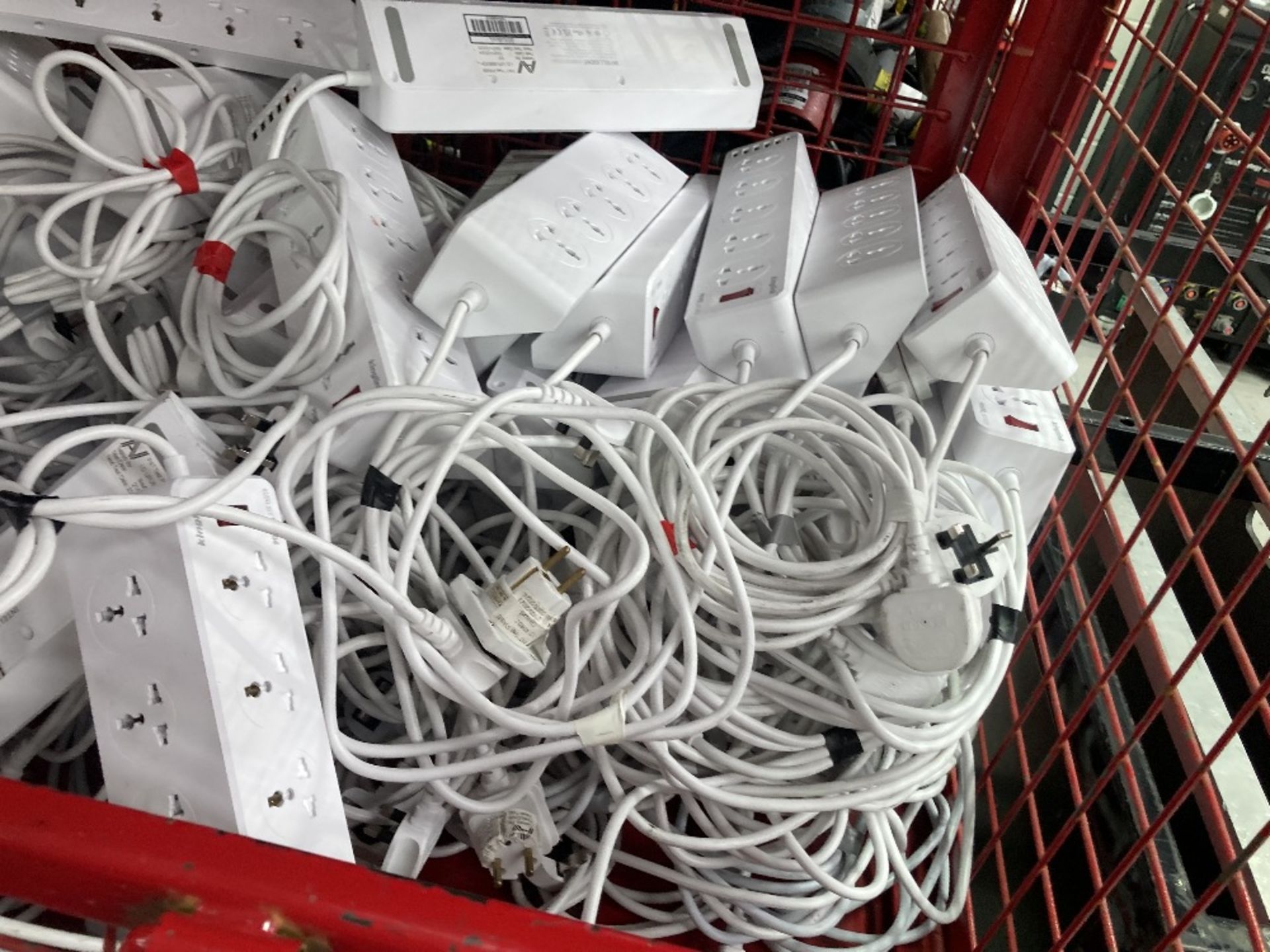 Large Quantity of Intelligent SC10610 10amp Power strips With Steel fabricated Stillage - Image 5 of 5