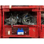 Large Quantity of 20m 16amp Cable M-F with Steel Fabricated Stillage