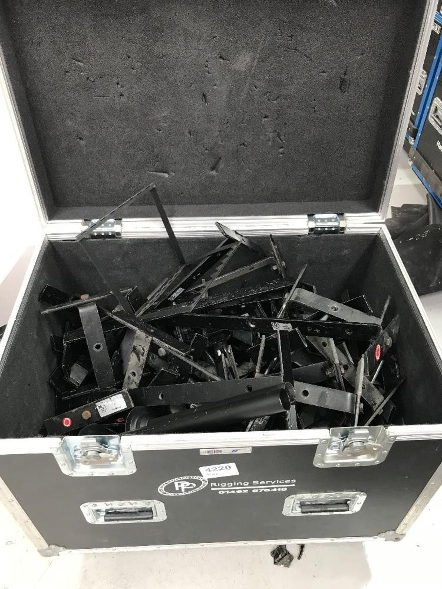 Mobile Flight Case With Quantity Of Rigging Accessories