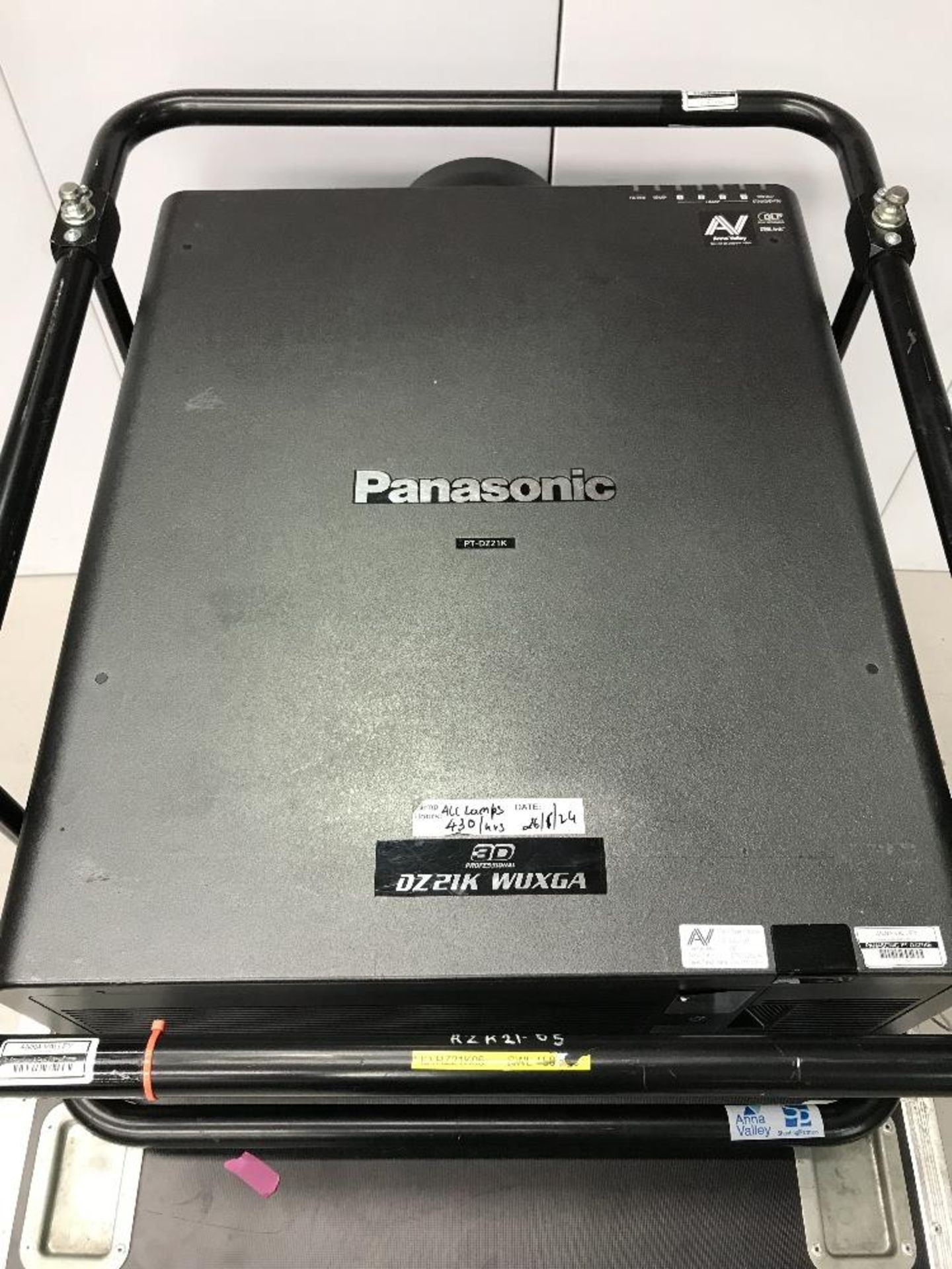 Panasonic DZ21K (3-Chip) 21K Lamp Projector - Image 6 of 12