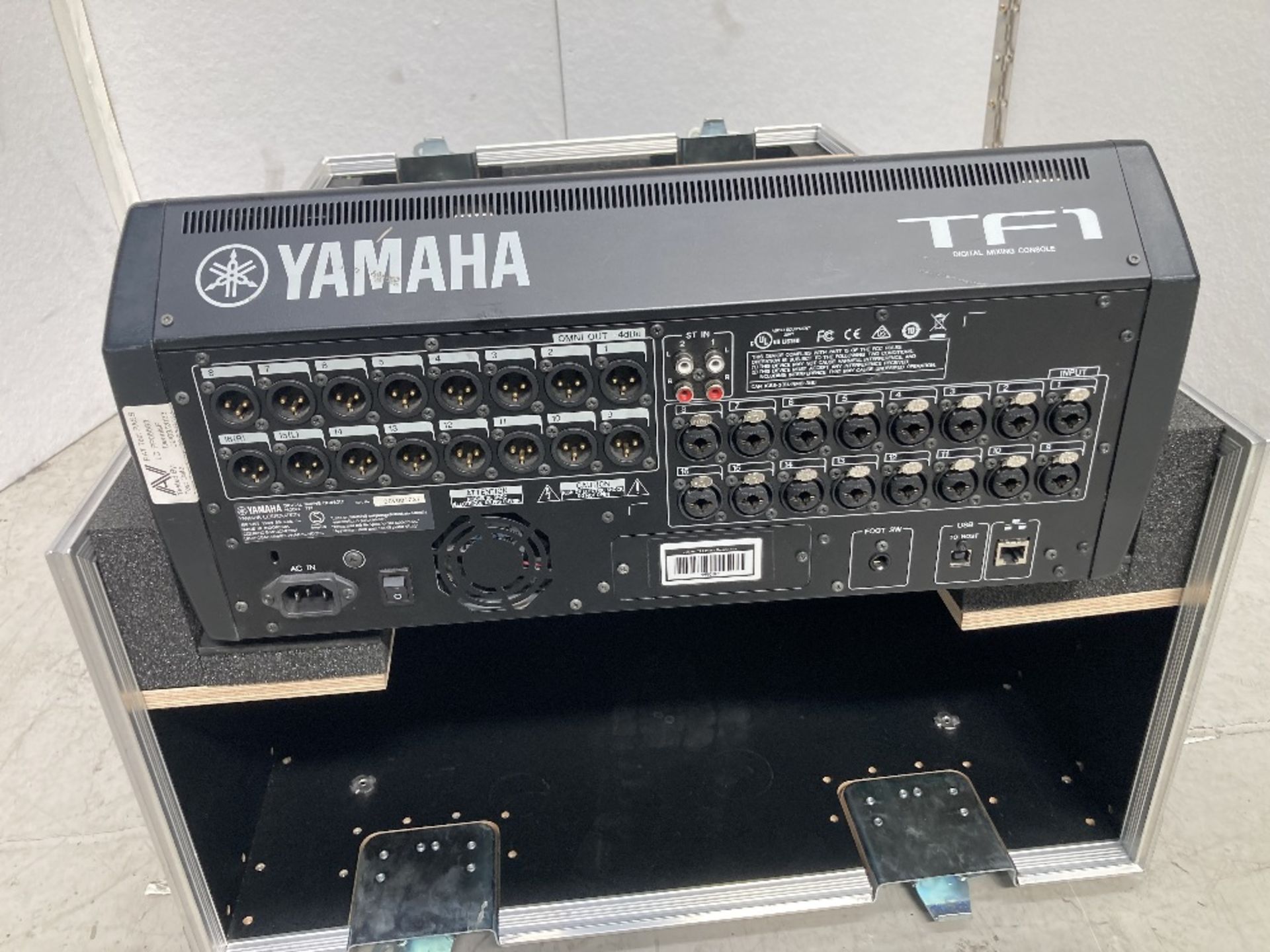 Yamaha TF1 Digital Mixing Console & Heavy Duty Mobile Flight Case - Image 4 of 10