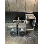 RCF Art 300 Loudspeaker & Heavy Duty Mobile Flight Case