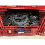 Large Quantity of 20m BNC Cable with Steel Fabricated Stillage