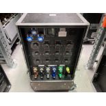 400amp Power Distribution Unit With Mobile Heavy Duty Mobile Flight Case